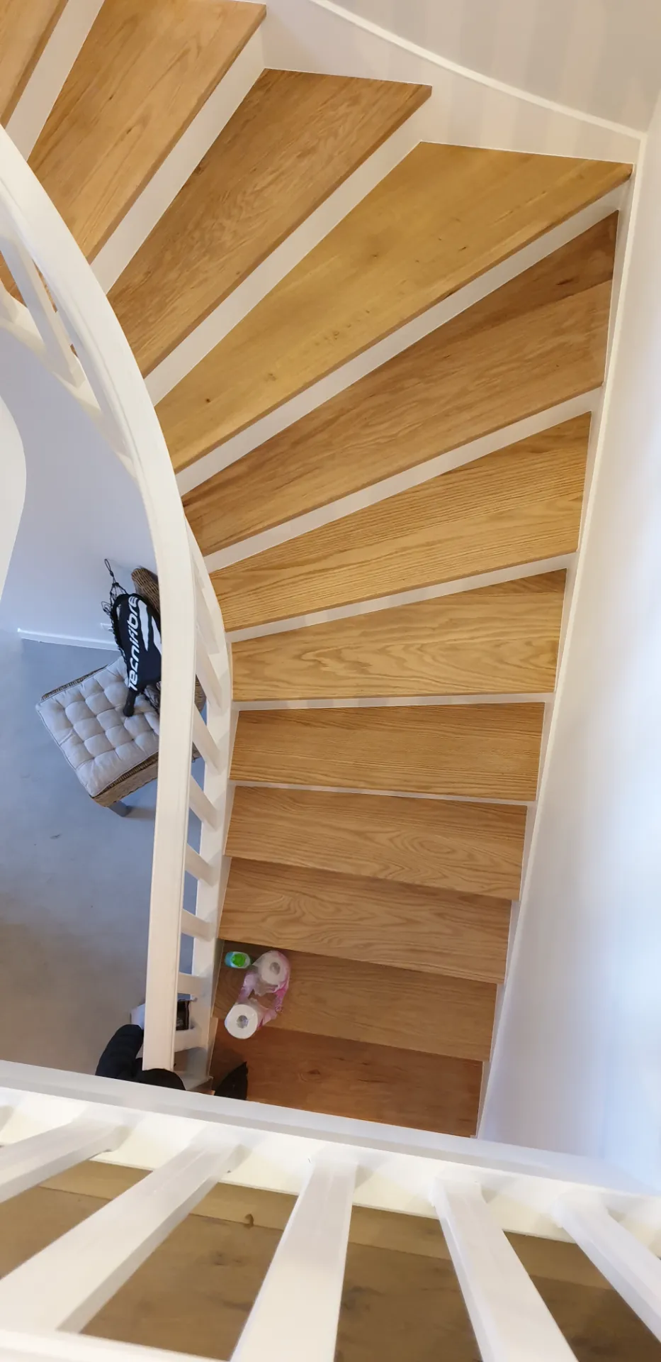 Escalier à quart tournant