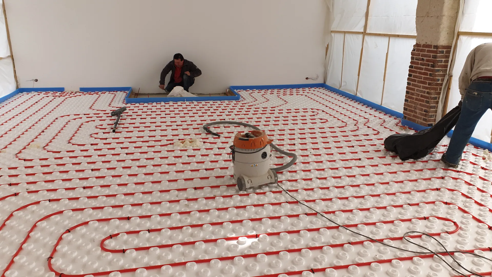 Rénovation d'un chauffage plancher chauffant