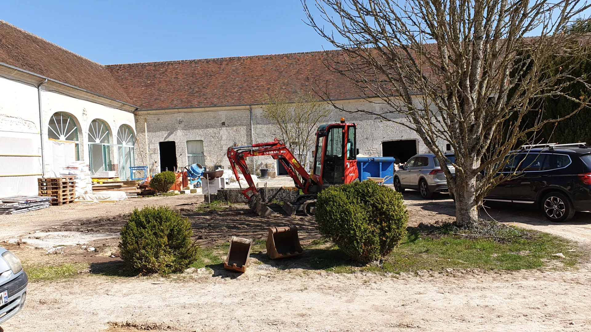 Rénovation d'un corps de ferme du XVII ème